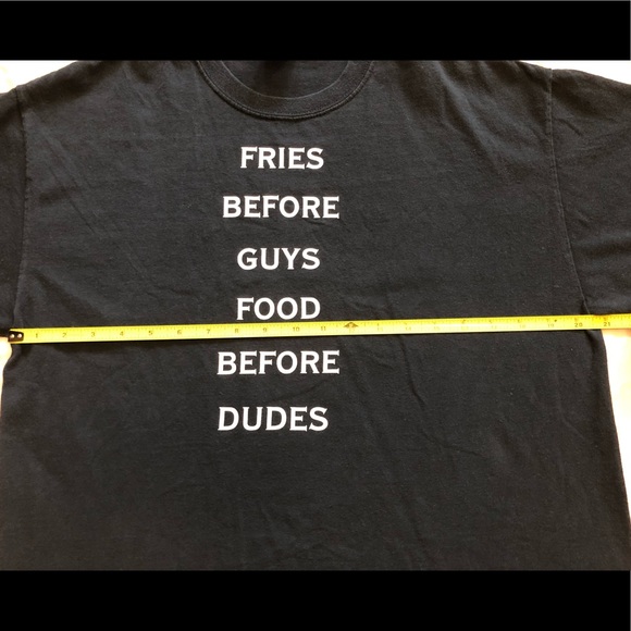 🍄🍟fries before guys food before dudes tshirt🍟 - Picture 5 of 5